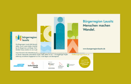 Postkarte Bürgerregion Lausitz